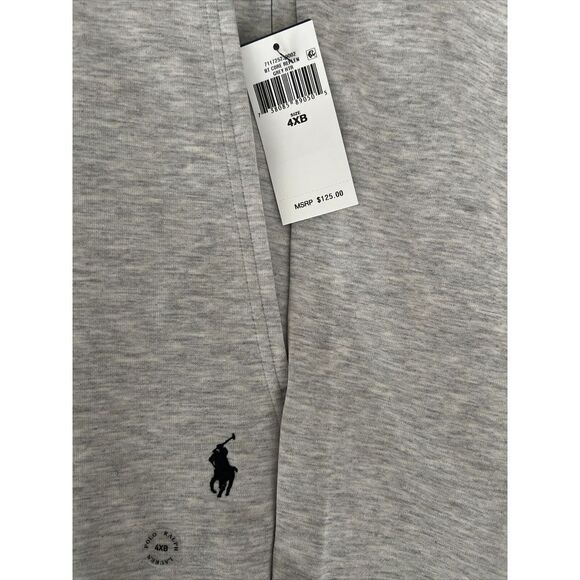 Polo Ralph Lauren Men Big&Tall Sz 4XB Gray Heather Double-Knit Jogger Pants - Picture 7 of 8